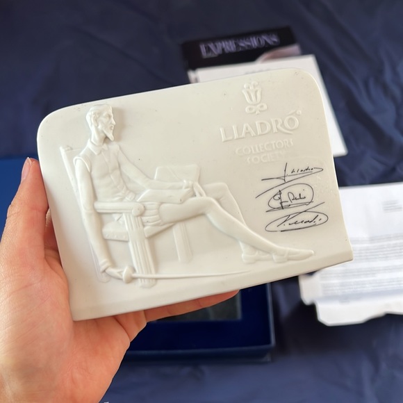 1985 Lladro Collectors' Society Signed Bas Relief Don Quixote SPAIN DAISA - Picture 6 of 10